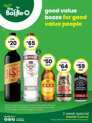 The Bottle O catalogue