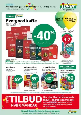 Joker kundeavis (gyldig til 16-05)