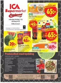ICA Supermarket reklamblad vecka 20 Sida 1