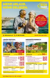 Billa Reisen Flugblatt Seite 1