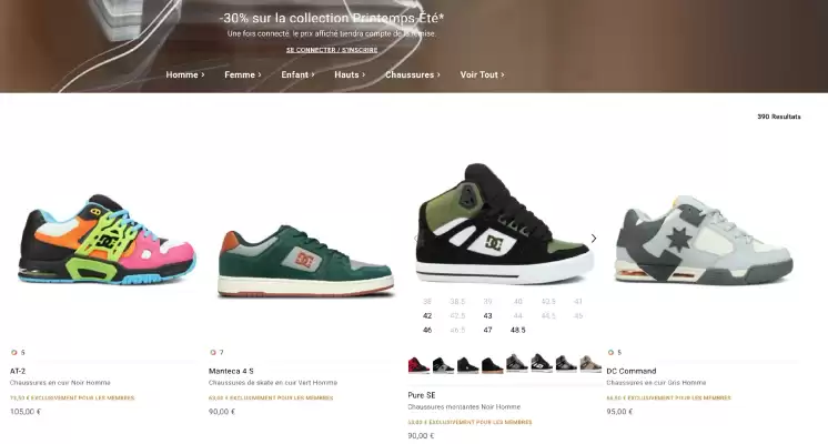 DC Shoes (valable jusqu'au 17-05)