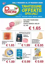 Volantino Peroni Supermercati Pagina 1