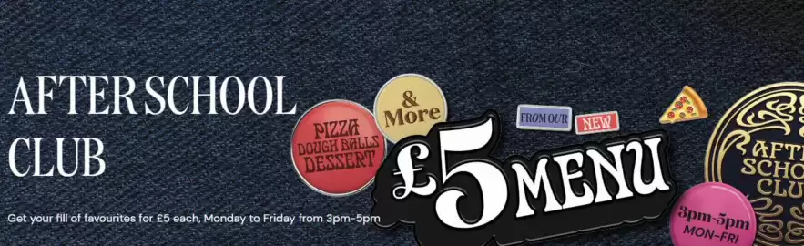 Pizza Express leaflet Page 1