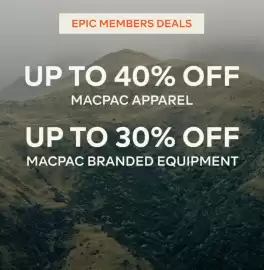 Macpac catalogue week 20 Page 1