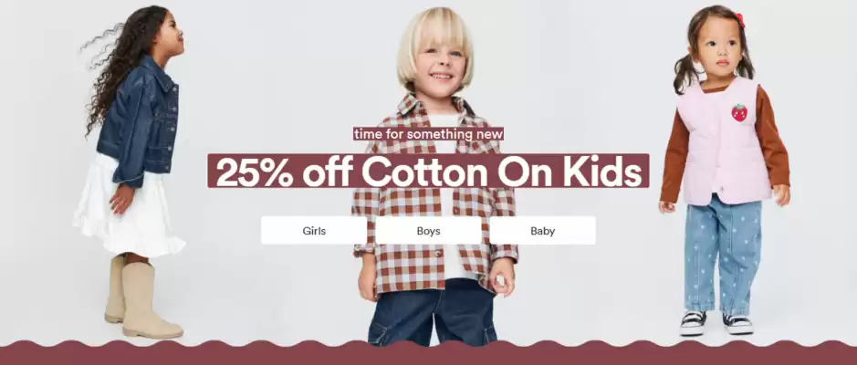 Cotton On Kids (valid until 17-05)