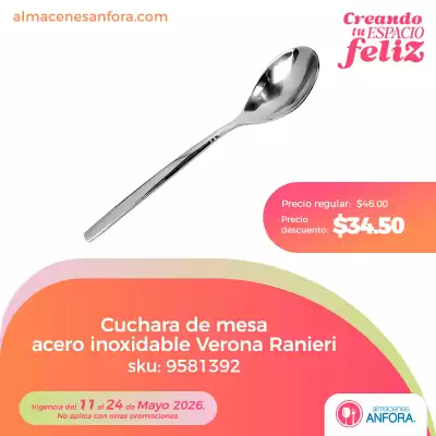 Almacenes Anfora (válido hasta 24-05)