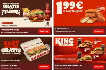 Folleto Burger King Página 1