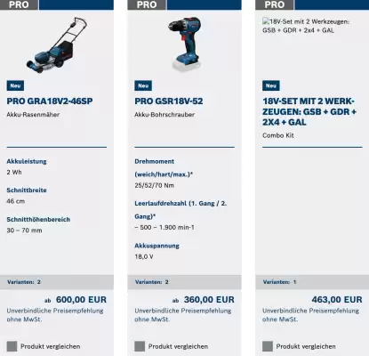 Bosch Professional (gültig bis 25-05)