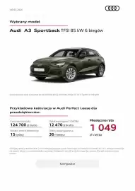 Audi gazetka | A3 sportback Strona 1