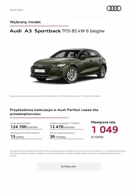 Audi | A3 sportback (ważność do 28-06)