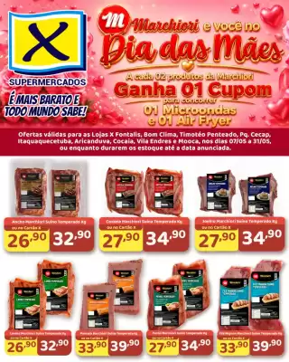 Folheto X Supermercados (válido até 31-05)