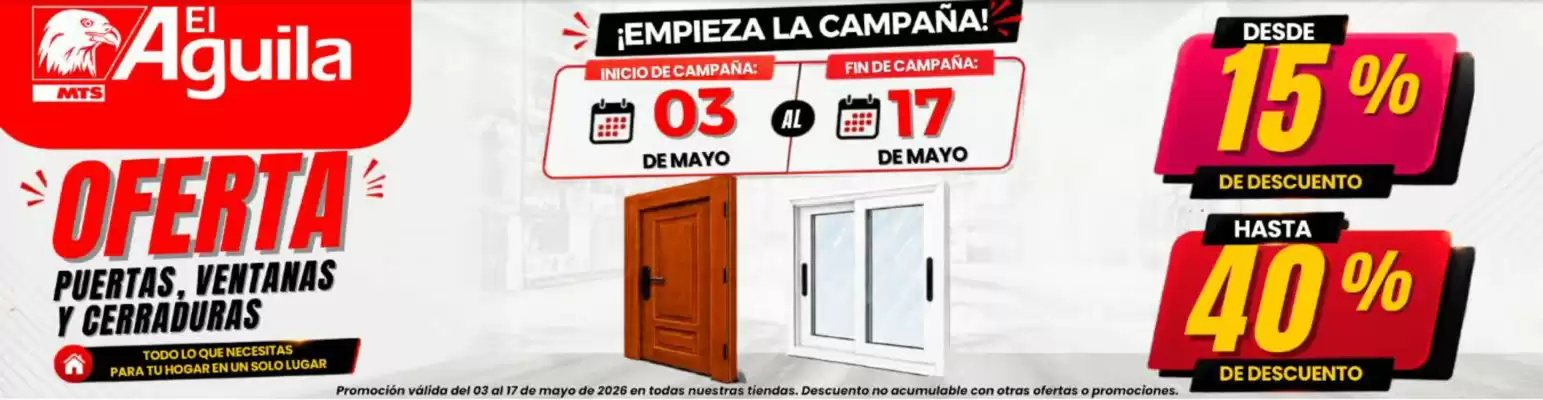 Ferretería el Águila (válido hasta 17-05)