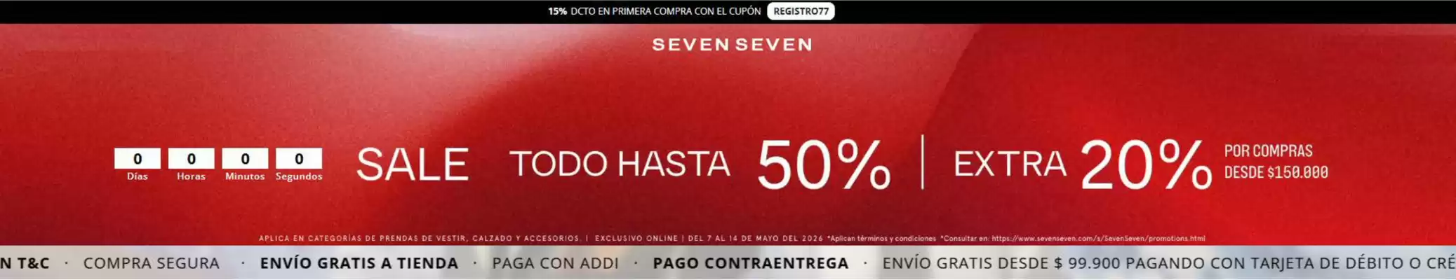Seven Seven (válido hasta 14-05)