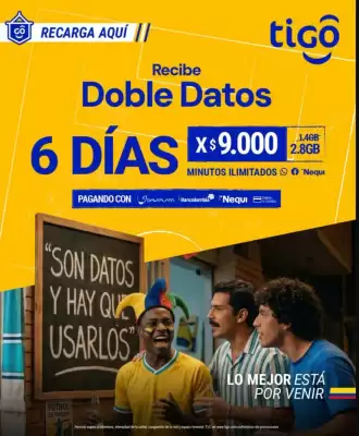 Tigo (válido hasta 31-05)