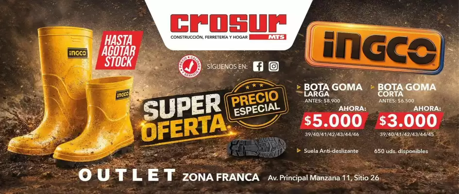 Crosur (válido hasta 20-05)