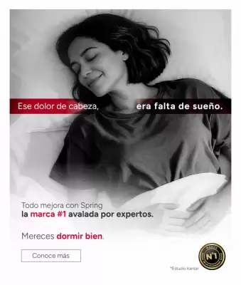 Colchones Spring (válido hasta 15-05)