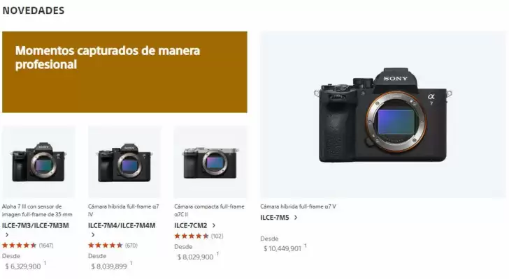 Catálogo Sony (válido hasta 31-05)