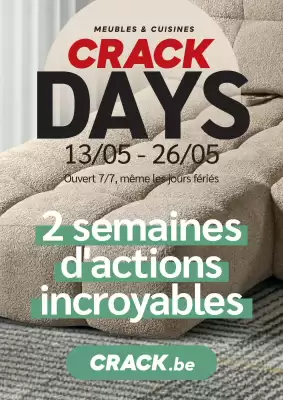 Meubles Crack (valable jusqu'au 26-05)
