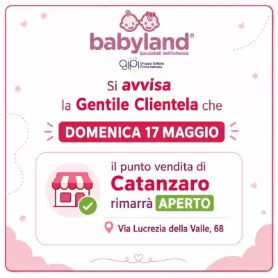 Volantino Babyland (valido fino al 17-05)