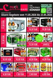 Nuck Getränke Prospekt Seite 1