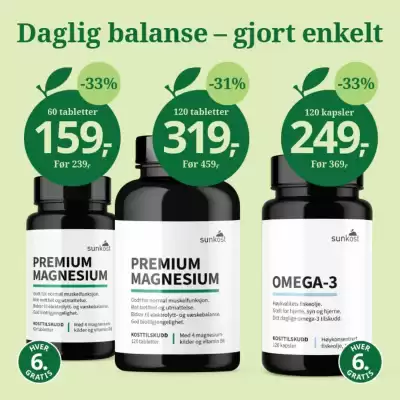 Sunkost (gyldig til 19-05)