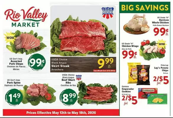 Rio Valley Market (valid until 18-05)