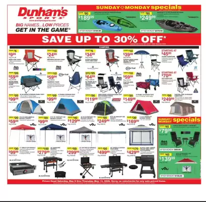 Dunham's Sports weekly ad