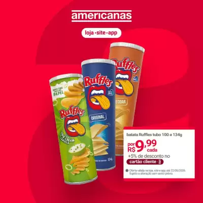 Lojas Americanas (válido até 22-05)