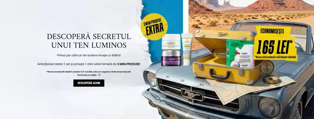Kiehl's (valid până la 21-05)
