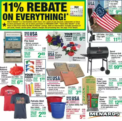 Menards weekly ad