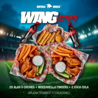 Buffalo Wings (válido hasta 31-05)