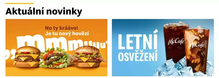 McDonald's leták Strana 1