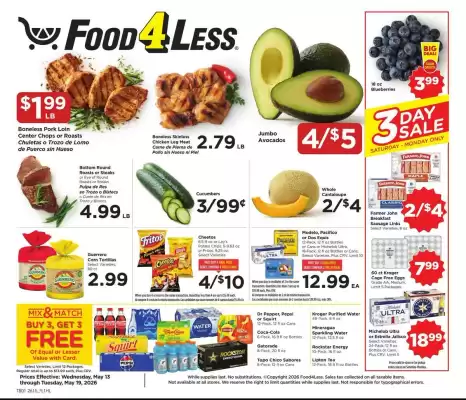 Food 4 Less (valid until 19-05)