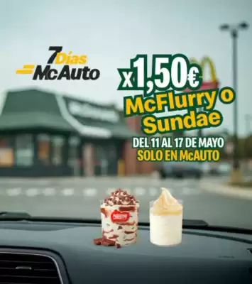 Folleto McDonald's (válido hasta el 17-05)