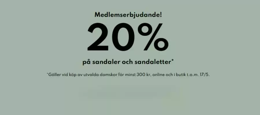 Din sko (giltig till och med 17-05)