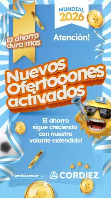 Cordiez (válido hasta 27-05)