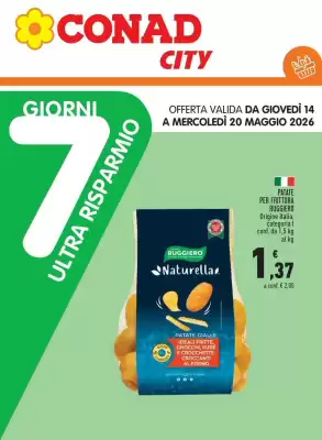 Volantino Conad City (valido fino al 20-05)