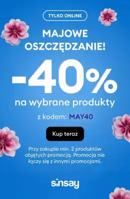 Sinsay (ważność do 18-05)