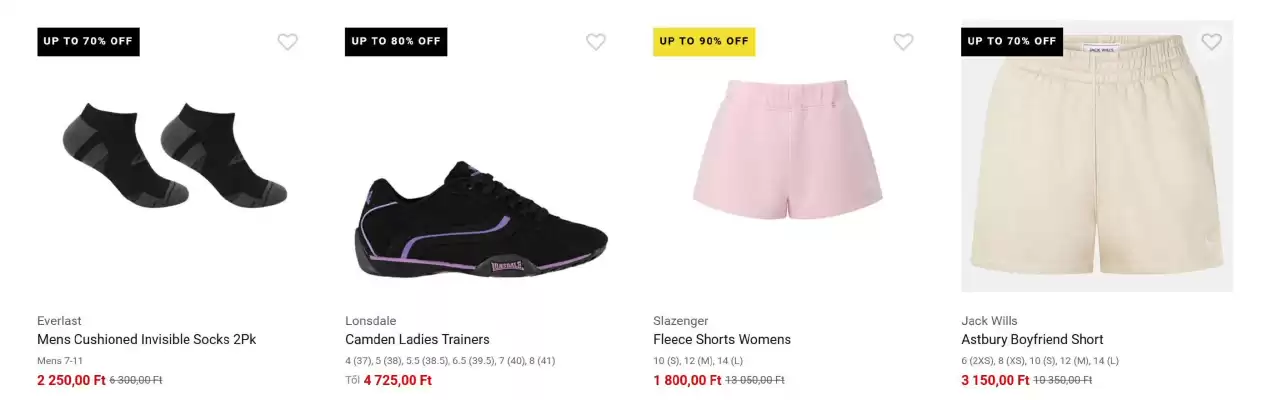 Sports Direct (érvényes eddig: 27-05)