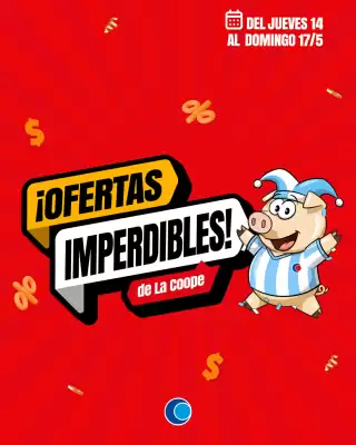 Cooperativa Obrera (válido hasta 17-05)