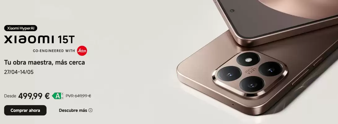 Xiaomi (válido hasta el 28-05)