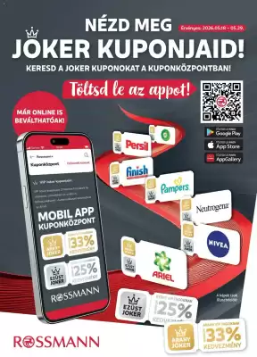 Rossmann akciós újság (érvényes eddig: 29-05)