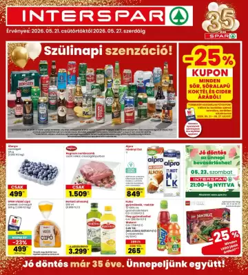 Interspar akciós újság