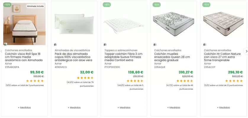 Colchones Aznar (válido hasta el 28-05)