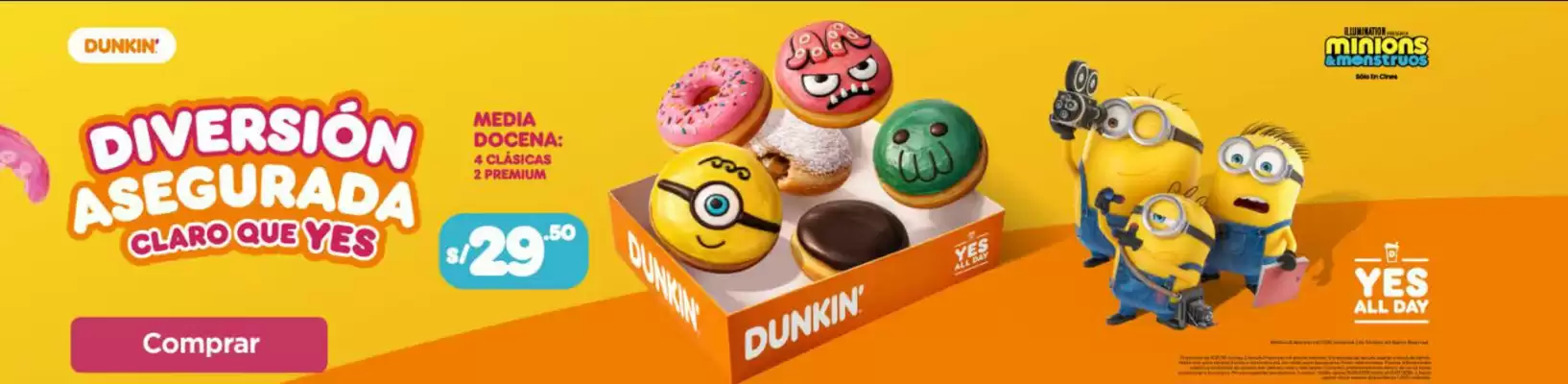 Dunkin Donuts (válido hasta 31-05)