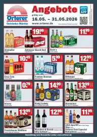 Orterer Getränkemarkt Prospekt Seite 1