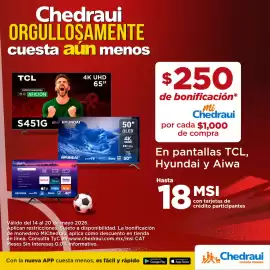 Folleto Chedraui Página 1