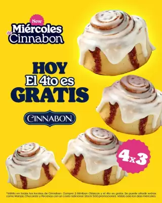 Catálogo Cinnabon (válido hasta 31-05)