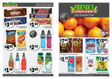 Friendly Grocer catalogue week 20 Page 1