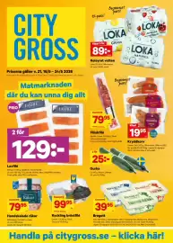 City Gross reklamblad vecka 21 Sida 1